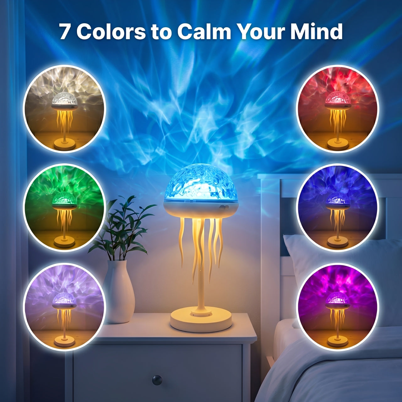 Jellyfish Stress Relief Night Light